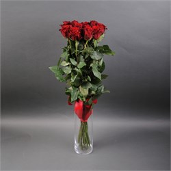 Букет из красных роз эквадор 11 шт 10047 - фото 77