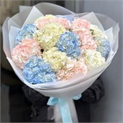 Букет из гортензии микс 15 шт 10217